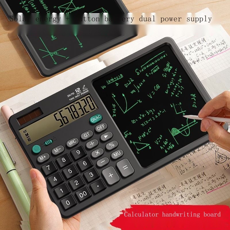 

Business Dual Power Supply High-precision Handwriting Board Calculator Suitable For Office Accounta