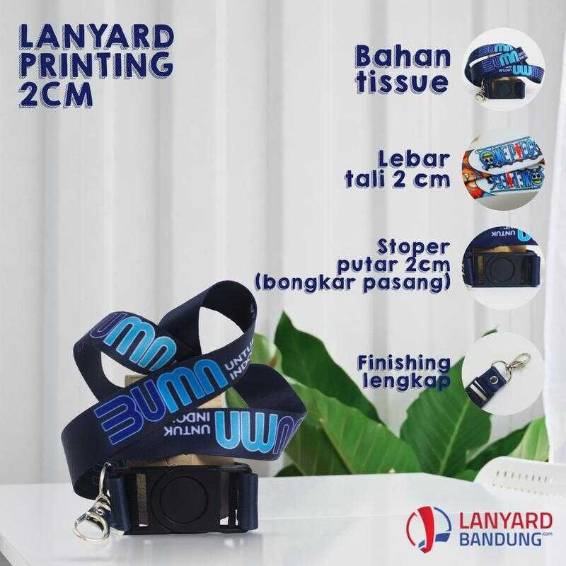 

cetak idcard 2cm lanyard custom tali id card printing