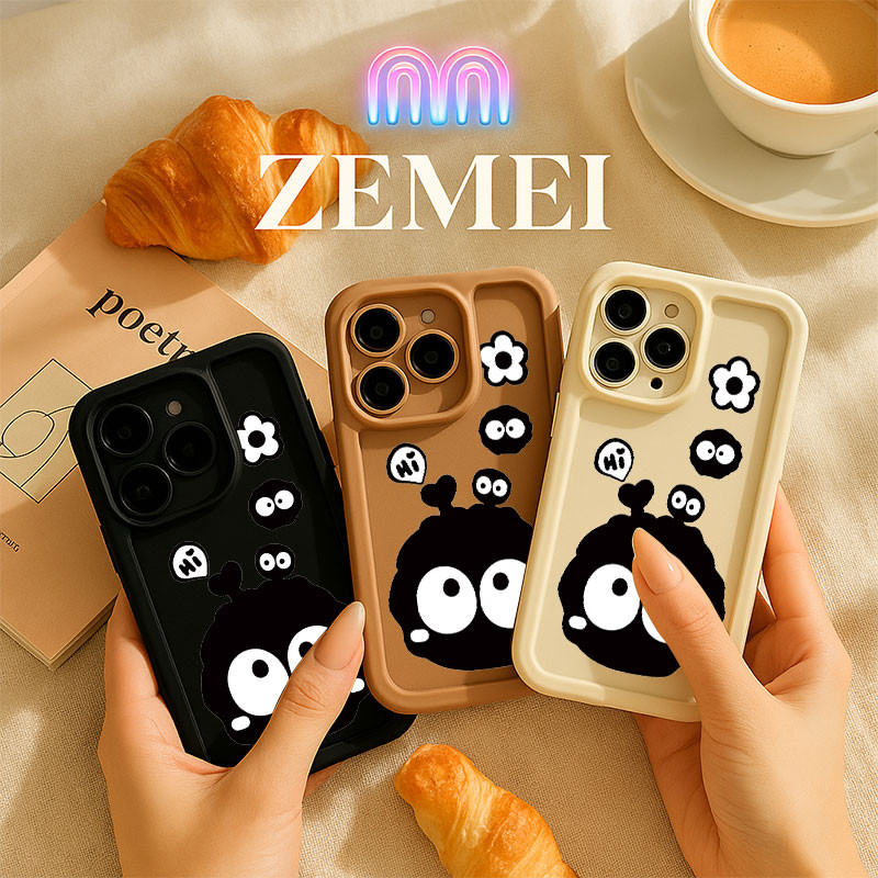 ZE MEI Soot Sprite Pattern TPU Soft Case For Infinix Smart 5 6(RM2 32GB RM3 64GB ) 7  8 Hot 9 10 11 