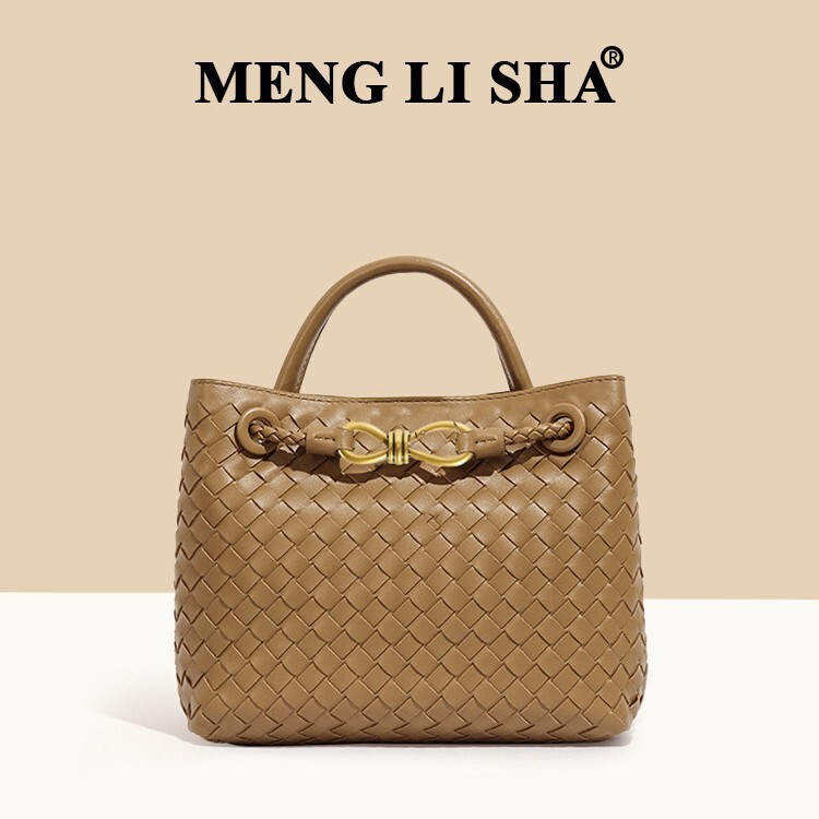 Tas Wanita Terbaru 2025 Kapasitas Besar Tekstur Berkualitas Tinggi Anyaman Tangan Kepribadian Sederh