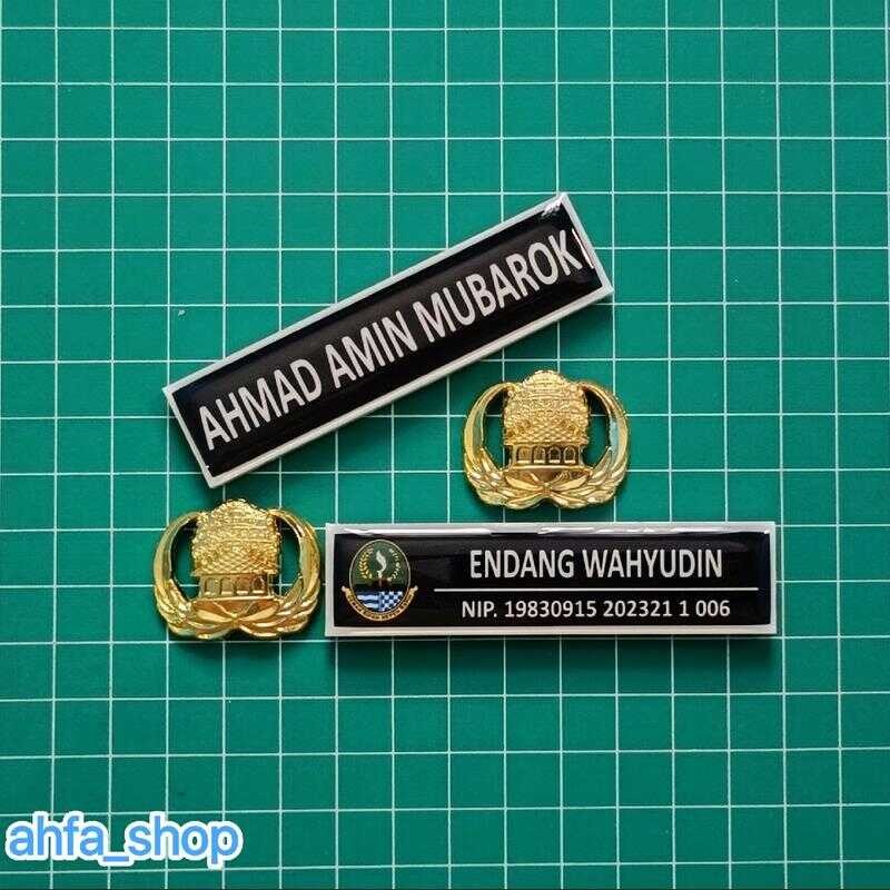 

Paket nametag ASN /PNS terbaru
