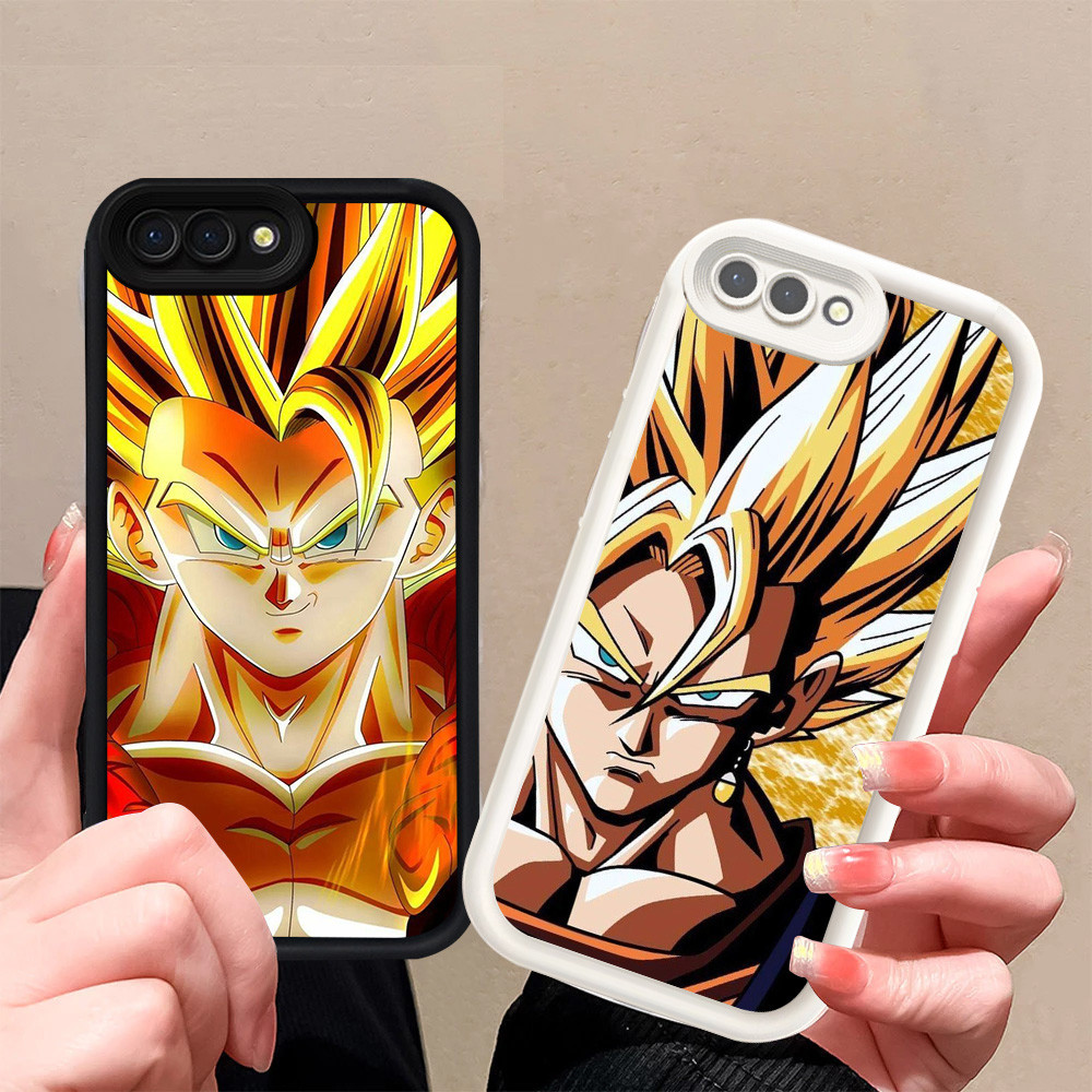 T-22 Saiyan Dragon Ball Hitam Putih silikon lembut Casing untuk OPPO A5 F5 A37 A39 A83 A3s A12e A1K 