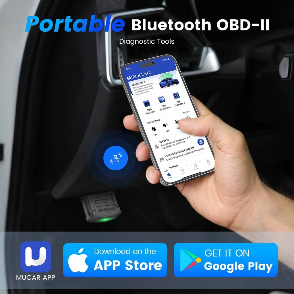 BT200&BT200 MUCAR Pro OBD 2 Scanner Alat Diagnostik Bluetooth Diagnosa Sistem Penuh Reset Oli SAS 15