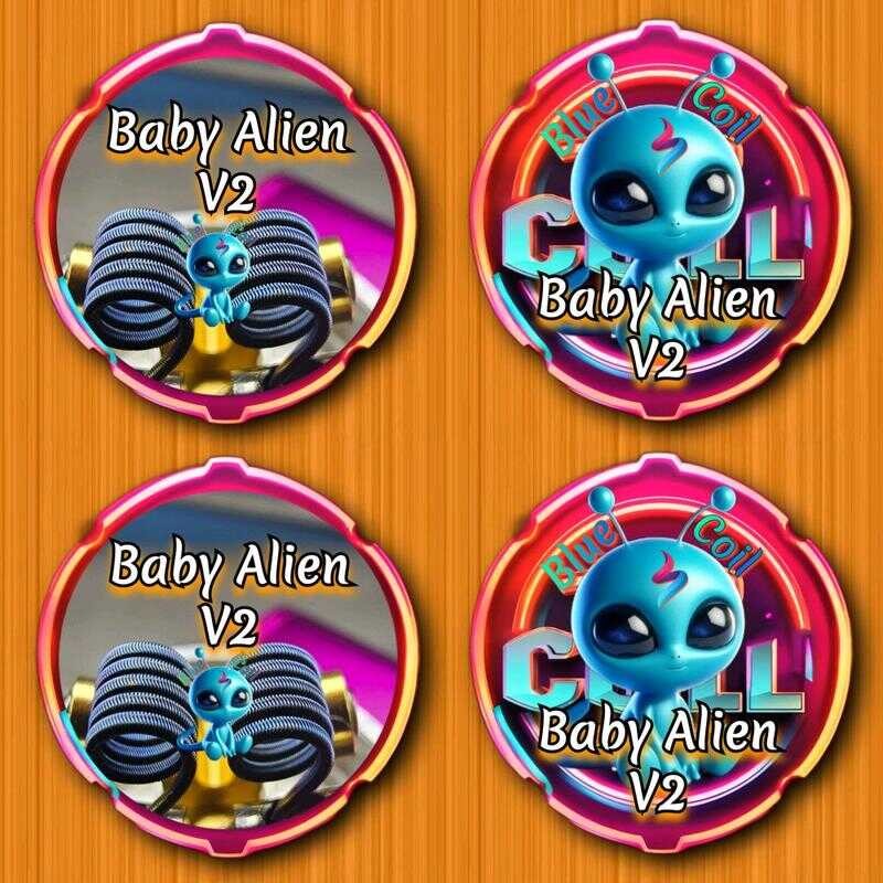 

Stiker Premium berisik V2 baby alien toples