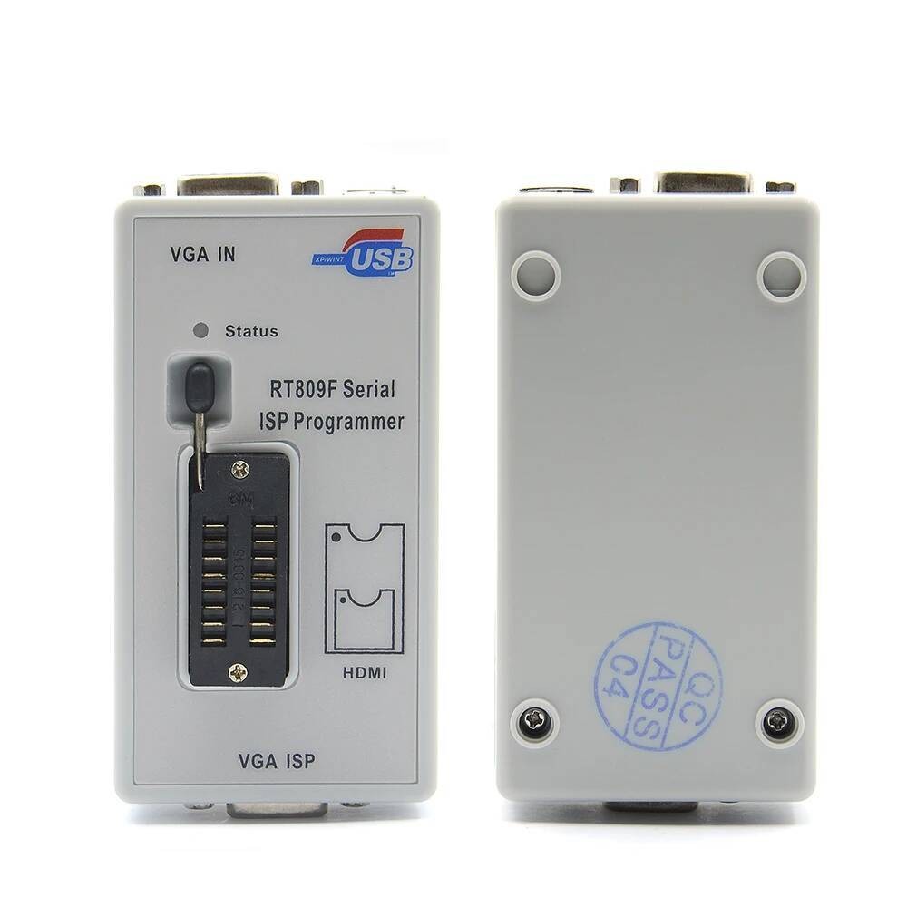 

RT809F EMMC Serial ISP Programmer VGA LCD dengan Adaptor Sederhana RT-SOP8-A Kalkulator Universal yang Dapat Diprogram