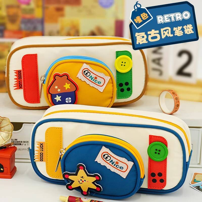 

Tempat Pensil Lucu Gaya Ins Bernilai Tinggi Kapasitas Besar Alat Tulis Kotak Pensil Model Baru 2025 untuk Siswa Sekolah Menengah dan Import