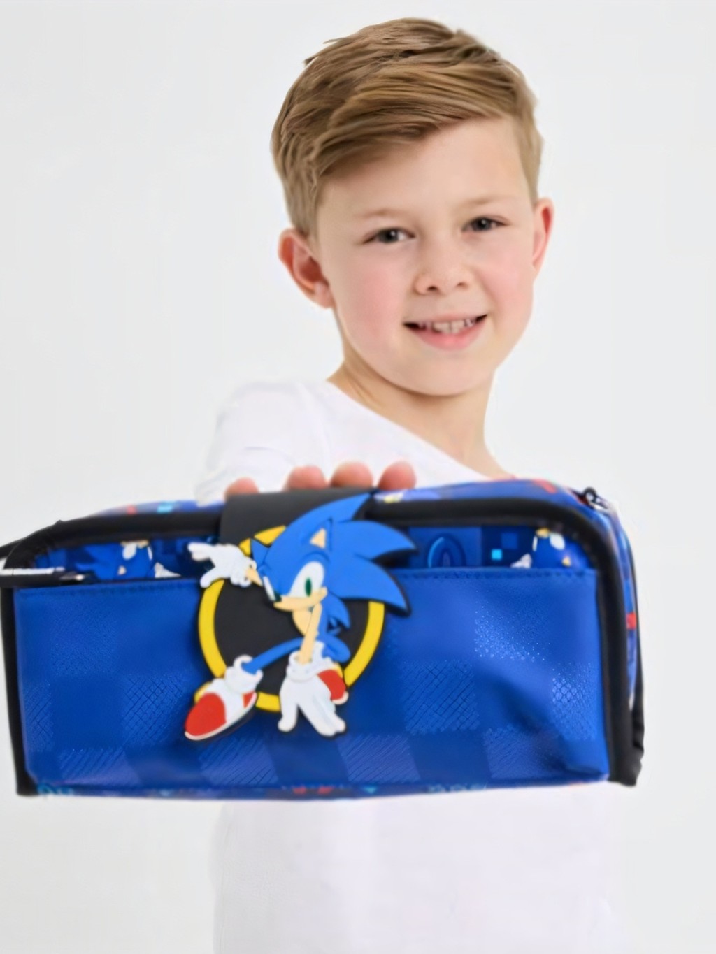 

Kotak Pensil Pensil Smiggle Biru Sonic Kartun untuk Siswa Pria dan Wanita Kotak Alat Tulis Kanvas Ritsleting Multi-Fungsi Import