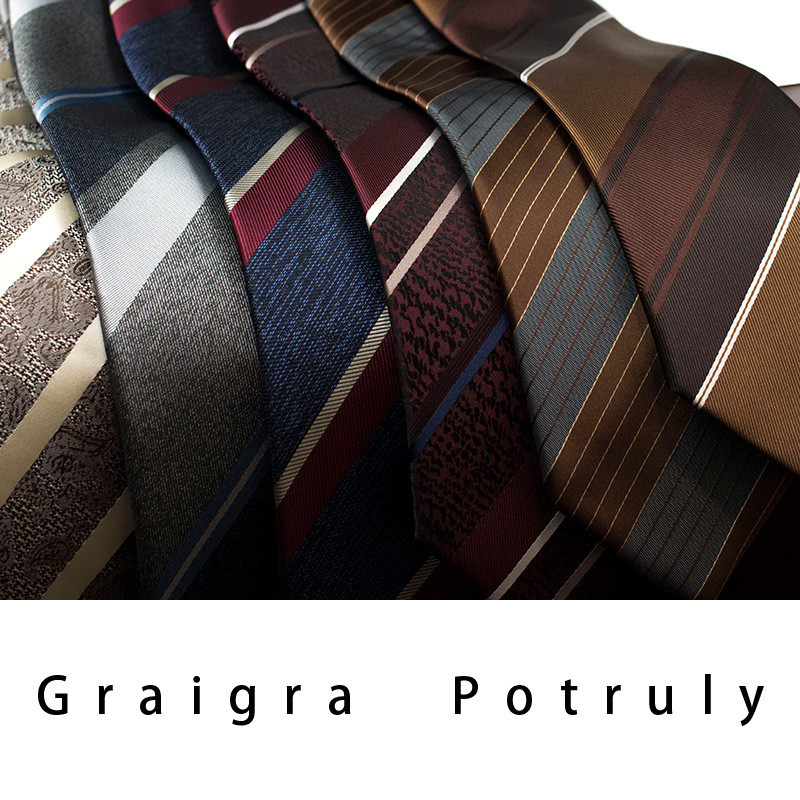 Dasi Import Set Dasi Gaya Italia Pria Formal Bisnis Bergaris Abu-abu Coklat Kemeja Jas Kotak Saku Im