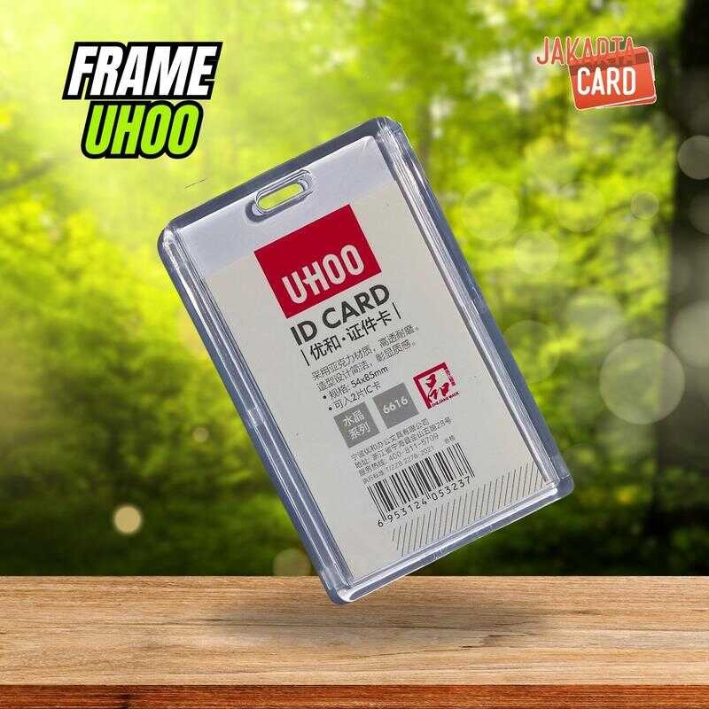 

holder Transparent Badge ID Card casing Kartu pegawai akrilik uho