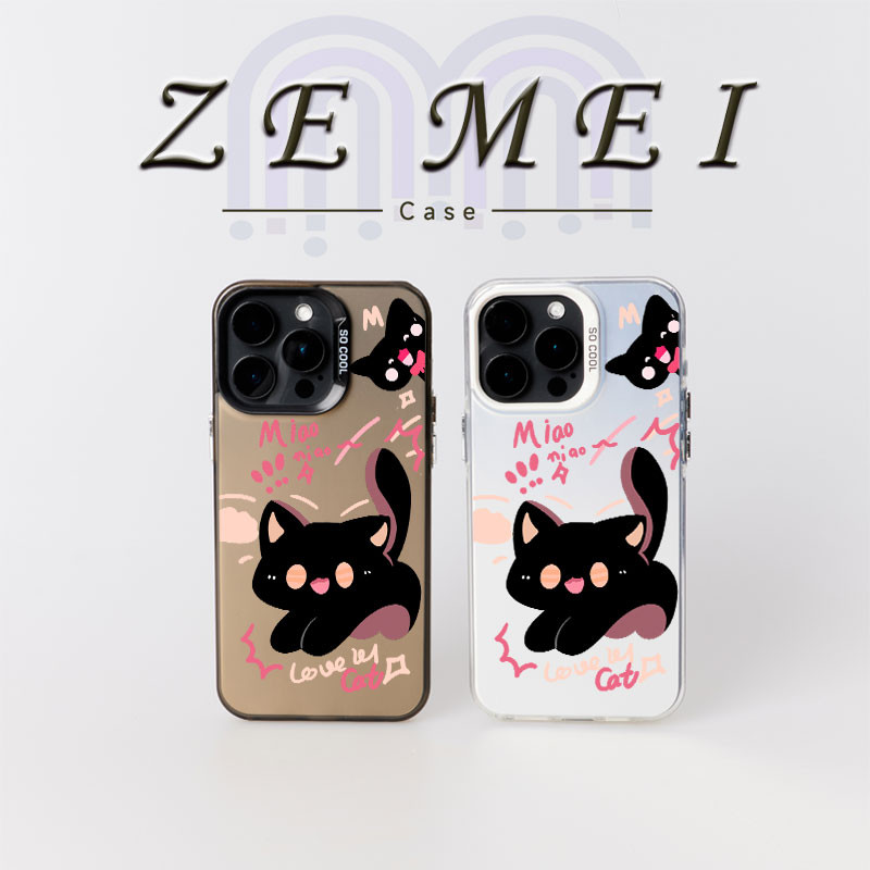 ZE MEI PREMIUM MATTE HARD CASING HP CUTE CAT UNTUK Infinix Hot 40 Pro（Smart 8 7 6(RM 2/32GB)  (RM 3/