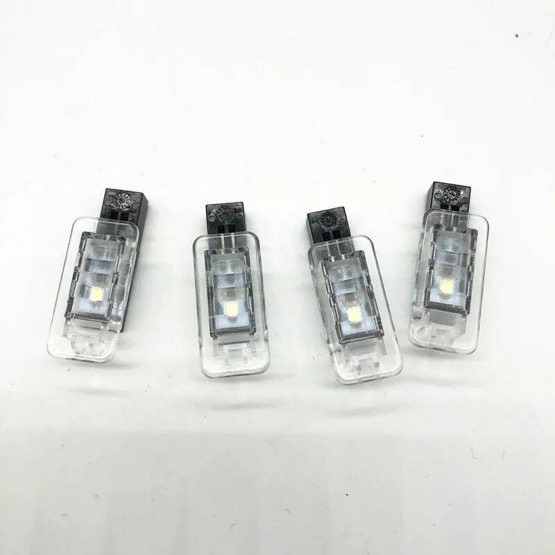 Lampu Kaki Mobil LED Dengan Kabel Braket Pemegang Lampu Kaki Belakang Untuk VW Jetta T-Cross ID.4 Ta