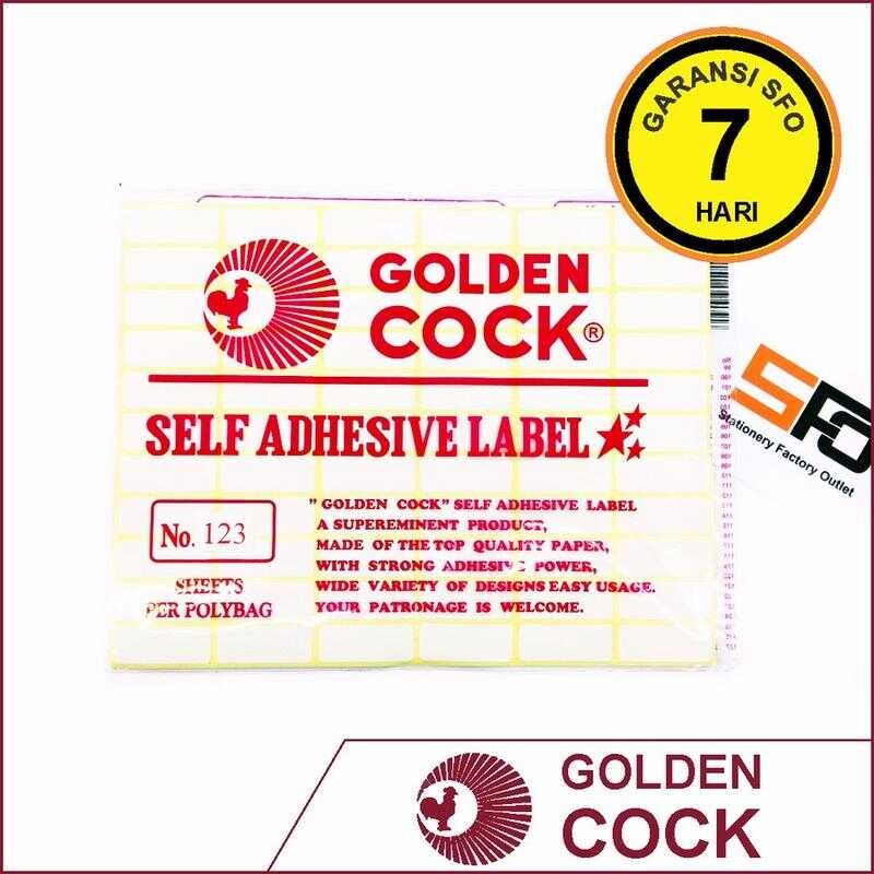 

Label Sticker Golden 123 - 12 x 30 mm