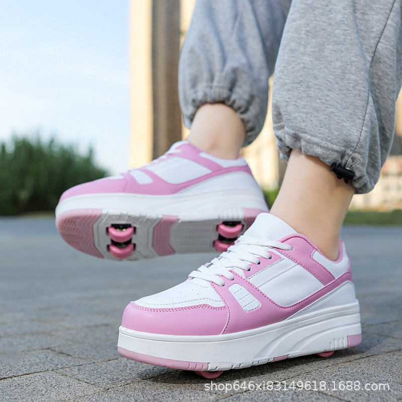 Sepatu Roda Anak  Sepatu kecil, roda dan anak laki-laki, olahraga skating roller, peledak berjalan, 