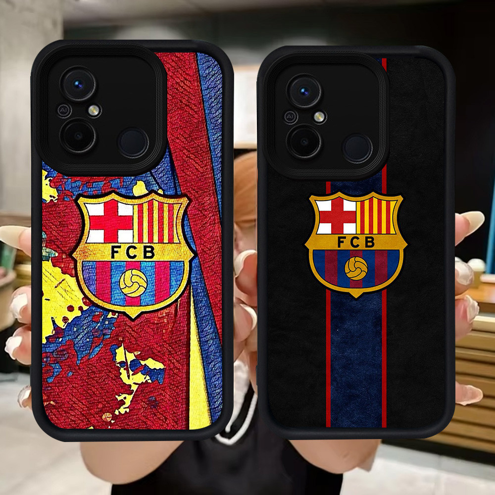 Q102 FC-Barcelona lembut Casing untuk Xiaomi Redmi Note POCO 10C A1 C71 F7 M3 C55 7 M4 9C 9T 12C C65