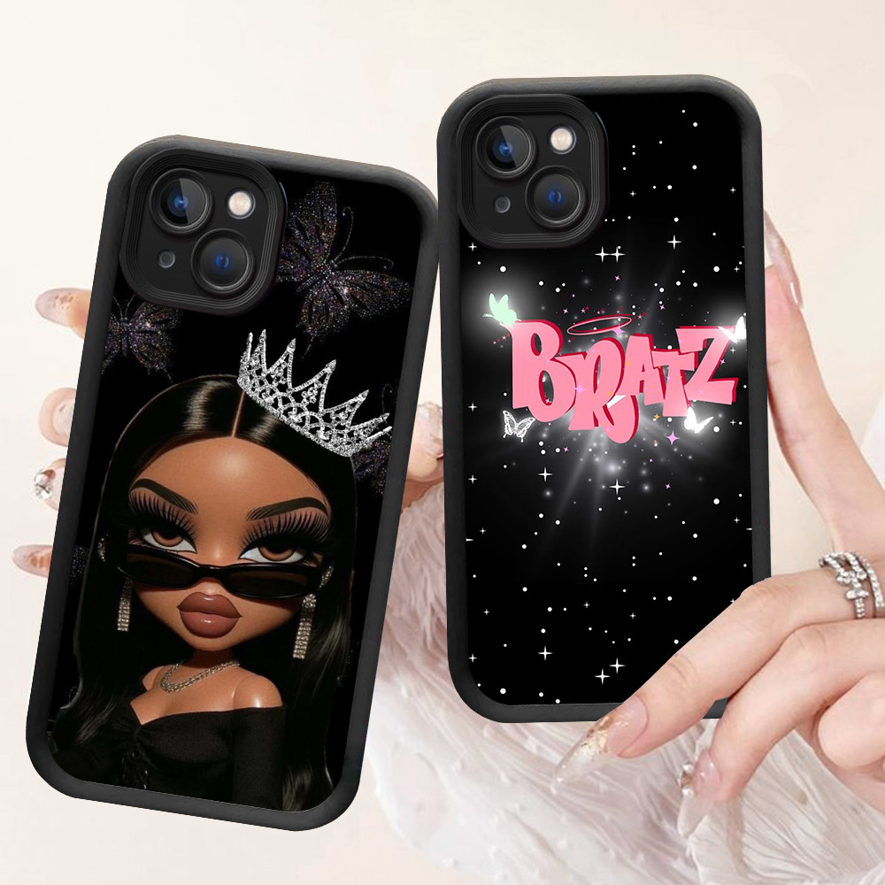 NA-70 Pretty Girls Bratz Shockproof Casing untuk iPhone 11 12 Mini 13 Pro Max