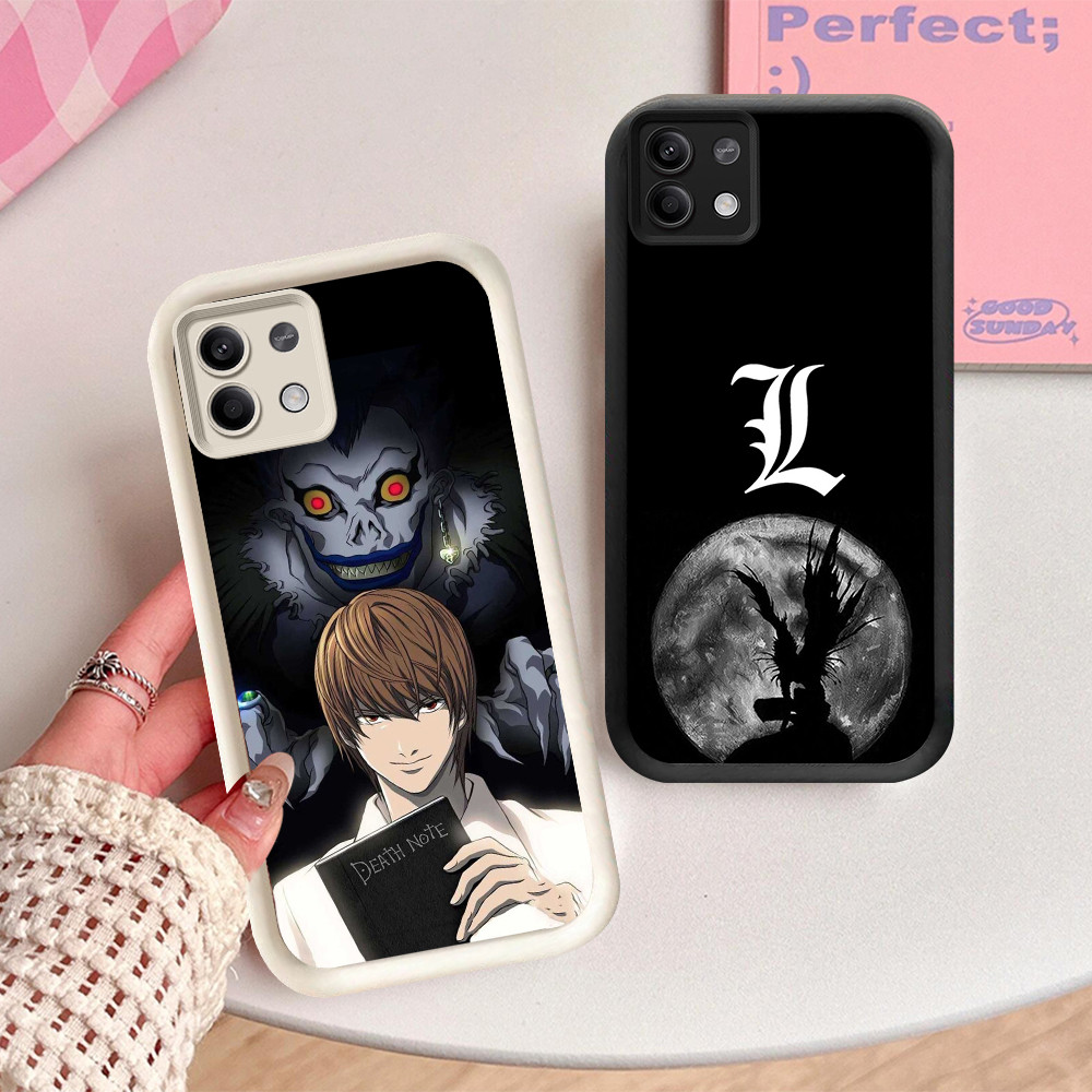 NA-24 DEATH NOTE Shockproof Casing untuk Xiaomi Redmi Note 13 Poco X6 X7 M6 NEO Pro