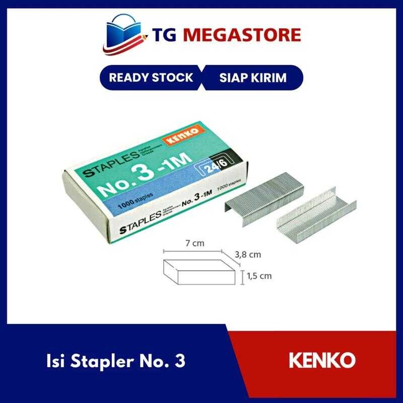 

Staples KENKO No.3-1M ( Isi Stapler )
