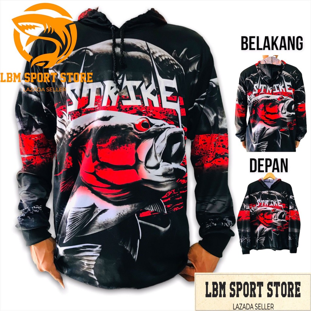 BAJU MANCING JERSEY MANCING KAOS MANCING LENGAN PANJANG UKURAN M. L DAN XL C