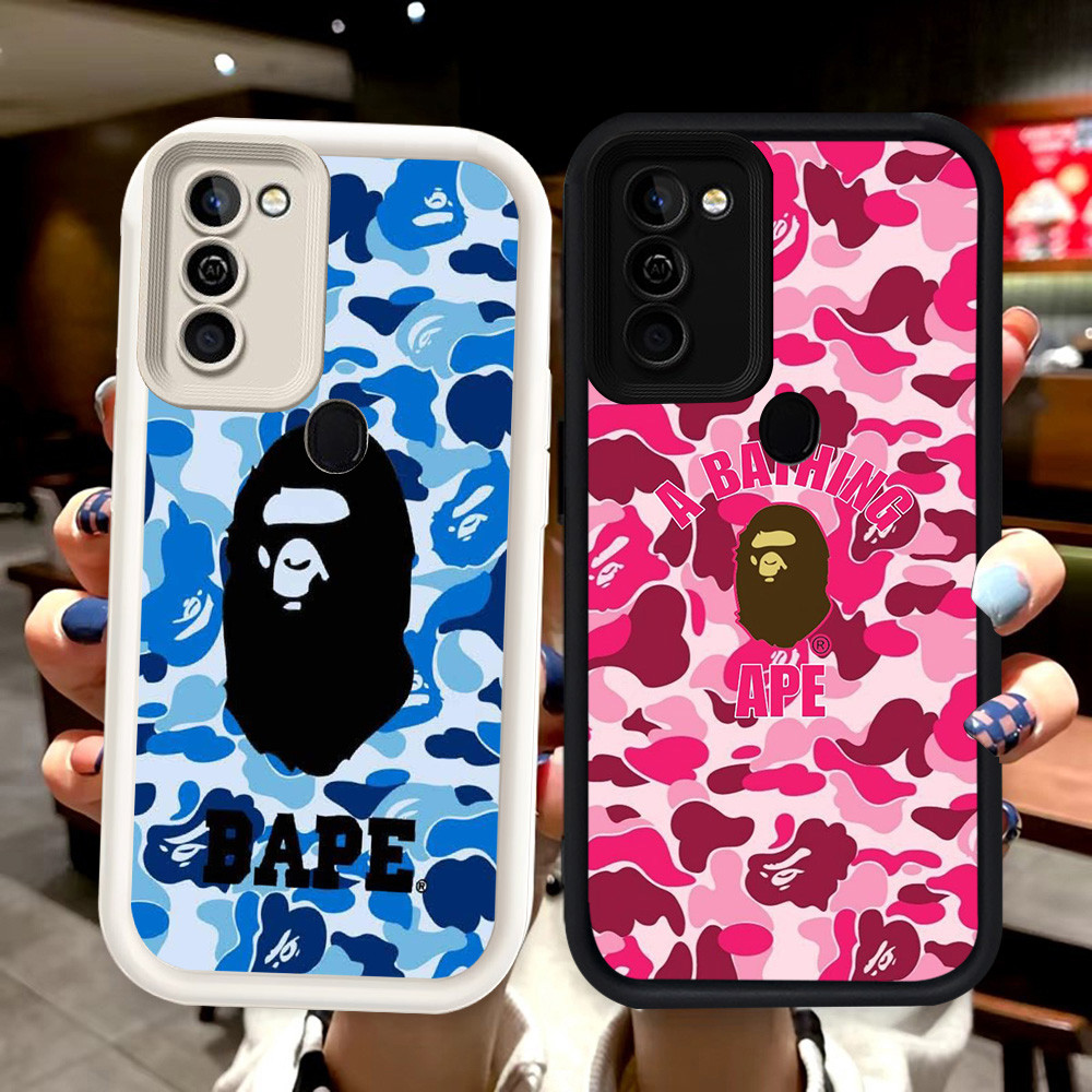 N5 ape Silikon hitam putih Casing untuk Samsung A02 A11 M02S A21S A03S M02 A03 Core A02S A20S Case