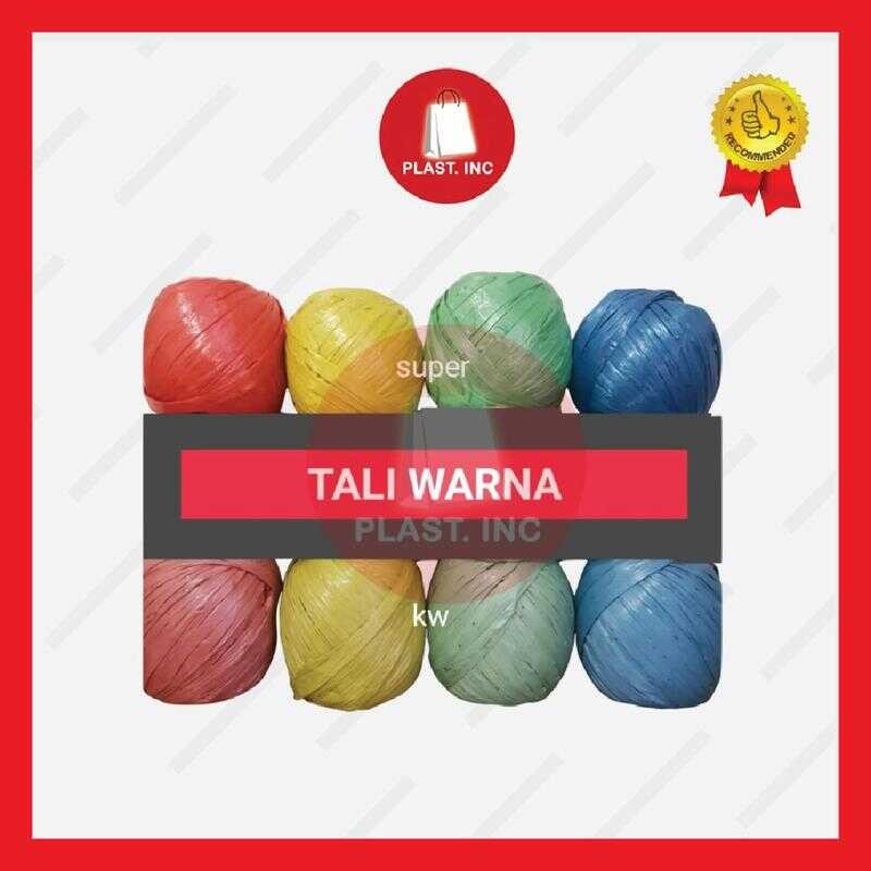 

RAFIA PACKING / TALI GULUNGAN WARNA WARNI 500gr