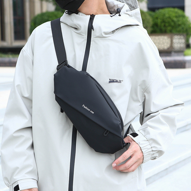 Tas Dada Pria / Wanita Outdoor Dada Pria Bisnis Multifungsi Tas Pinggang Olahraga Perjalanan Tahan A