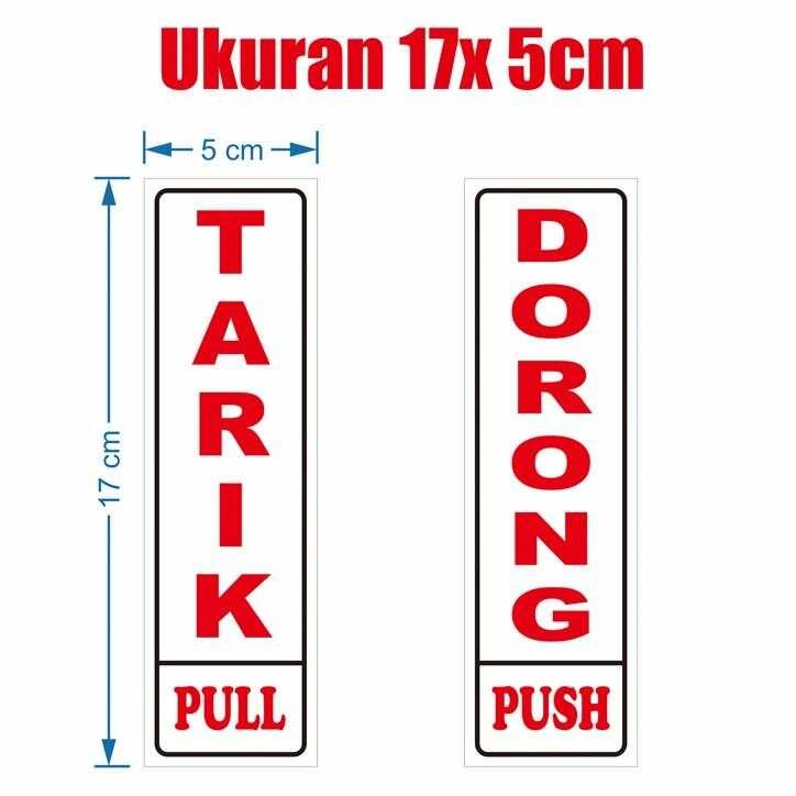 

STIKER TARIK DAN DORONG