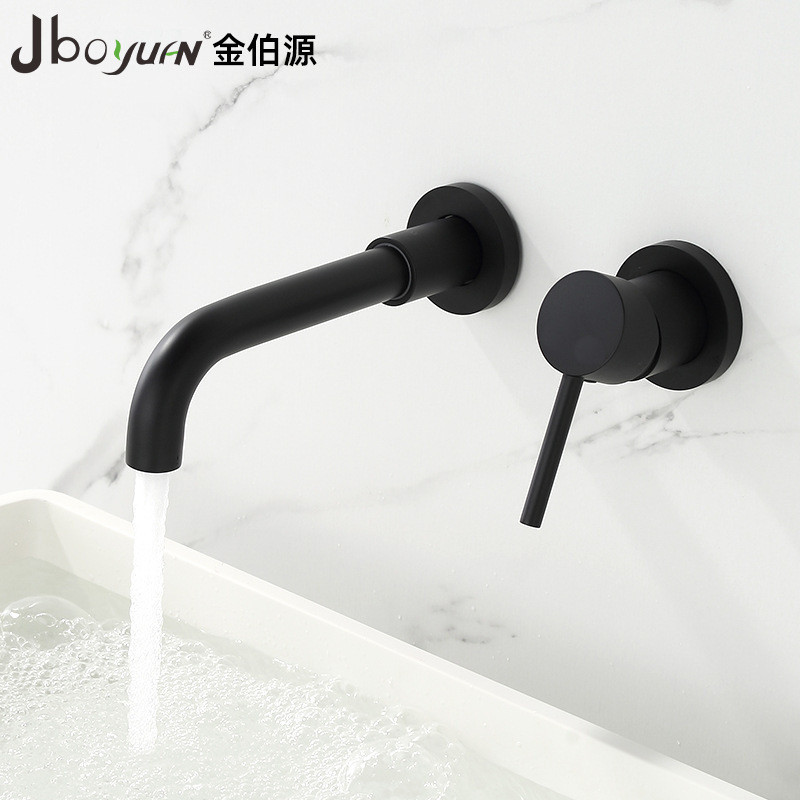 

Dinding hitam yang tersembunyi, air panas dan dingin, bak mandi, 304 baja stainless disembunyikan kotak terkandung