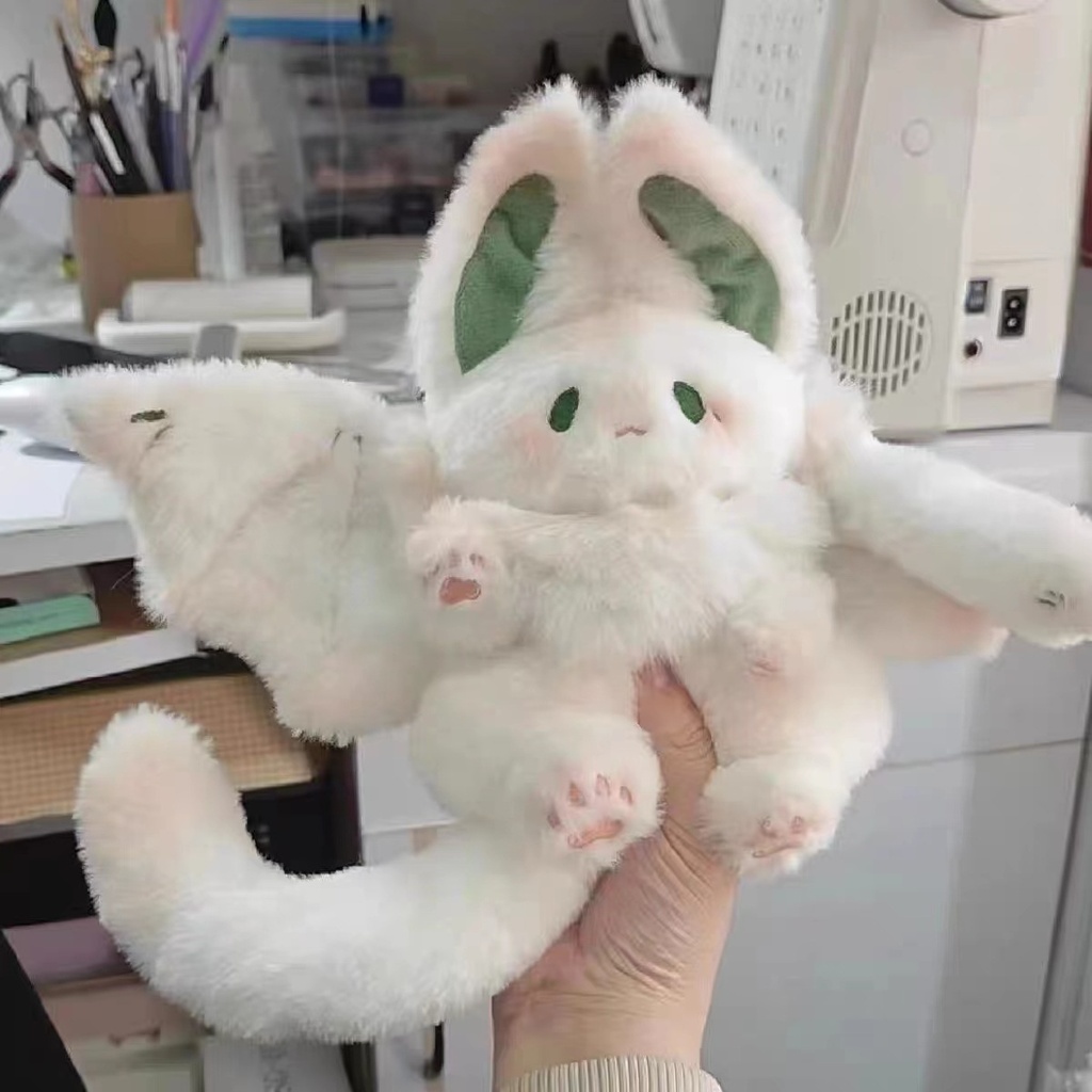 Boneka Viral   terbang sayap baru Cute Plush Toy Rabbit Tidur Pillow Cloth Doll  Import