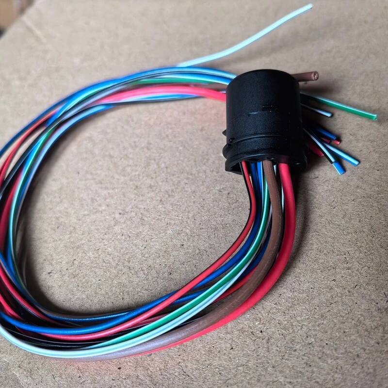 Konektor Plug 13 Pin Way 13P Dengan Kabel Kawat 14AWG+20AWG 30cm JTC-Opel-007-Opel Meriva Pintu Bela