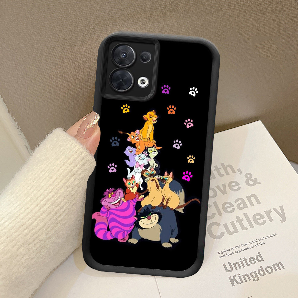 NB-26 Gato Lucifer Shockproof Casing untuk OPPO F21 F21S K9X Reno 7 8 Find X5 Lite Pro