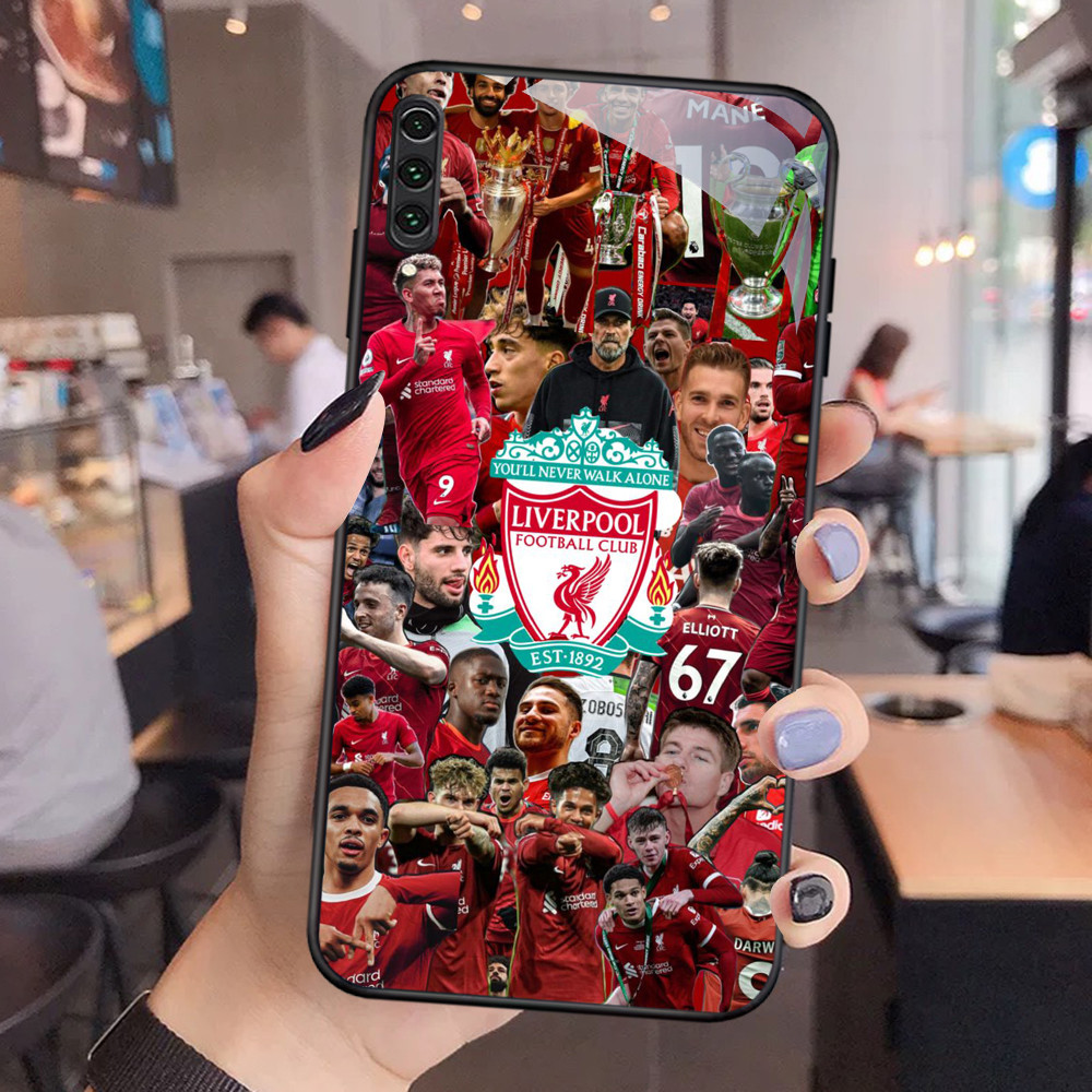 NC-51 Liverpool Team Kaca Glass Case Untuk Samsung A50 A70S A70 A10 A02 A7 Note 10 Pro Plus