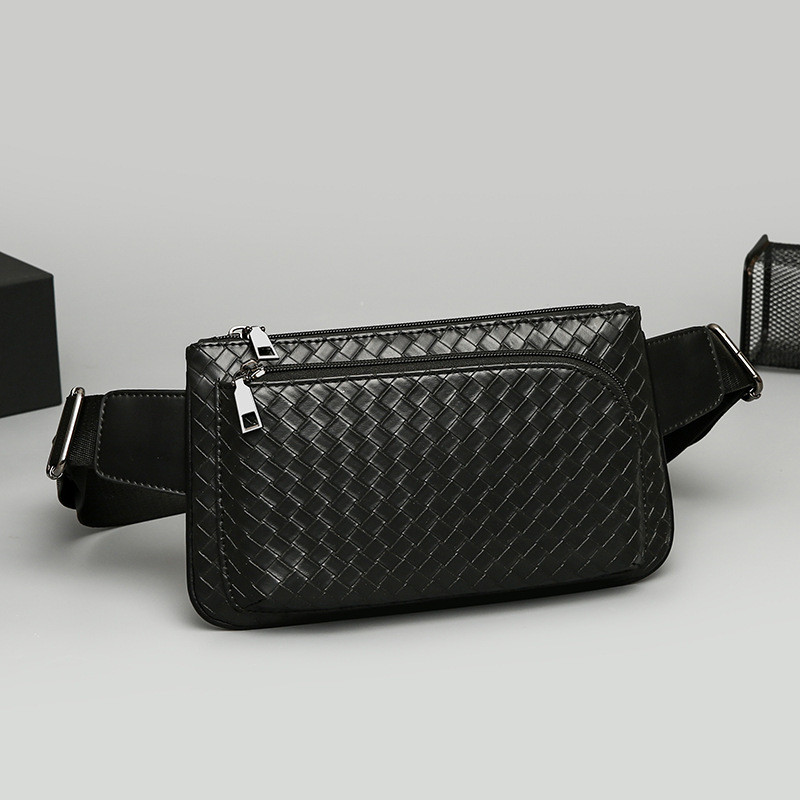 Tas Dada Pria / Wanita Selempang Fashion Plaid Baru Tahan Air Dada Gaya Korea Bahu Tunggal Tas Pingg