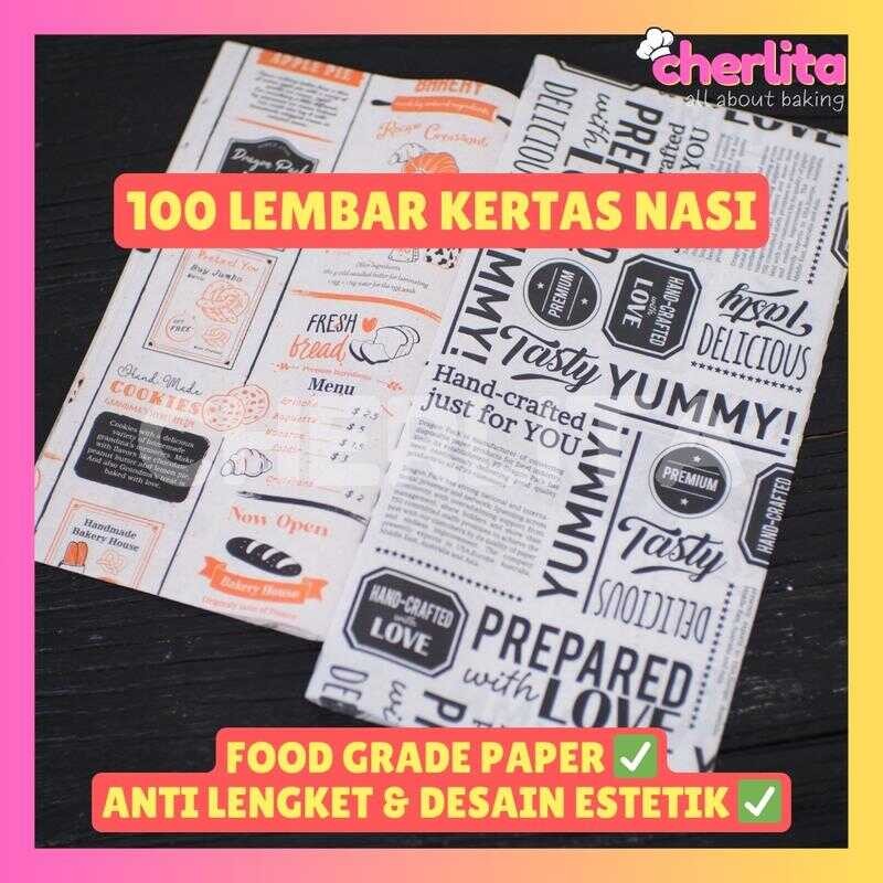 

Kertas Foodgrade Bungkus Burger Kebab Nasi Paper Food Wrap Laminasi