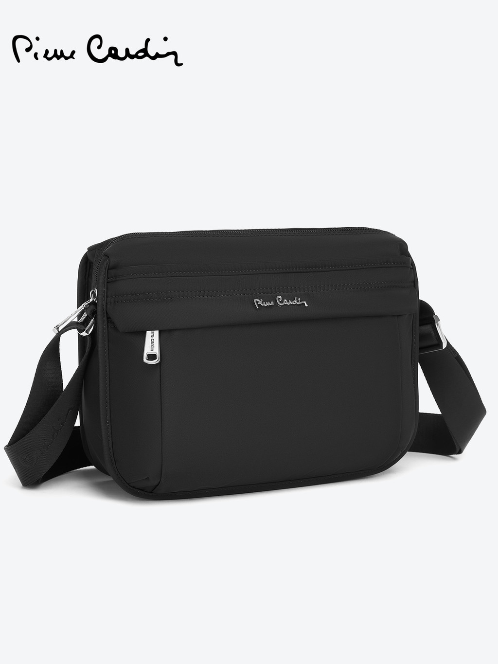 Pierre Cardin Santai Ringan Bahu Tunggal Ransel Selempang Baru Tas Horizontal Pria untuk Komuter