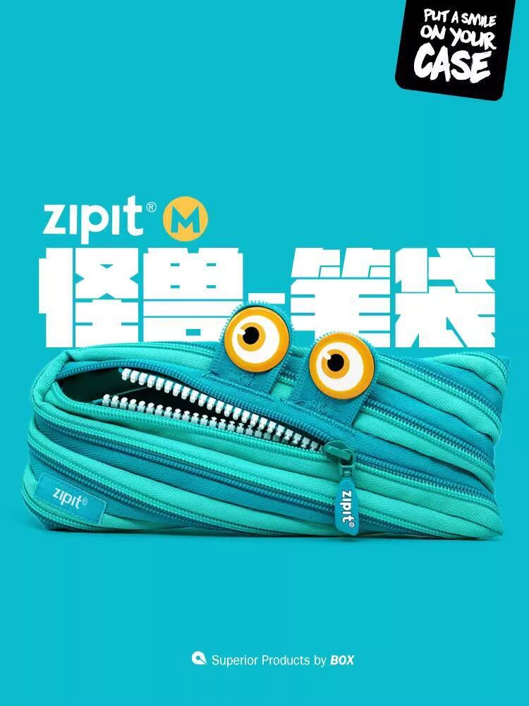 

Tempat Pensil ZIPIT Medium Cute Monster Zipper Ins Pencil Case untuk Anak Laki-laki dan Perempuan Siswa Kapasitas Besar Tas Alat Import