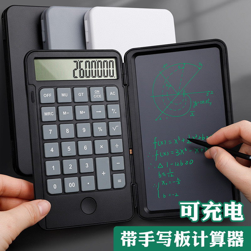 Papan Gambar Anak LCD  Pemakaian Kantor Kalkulator Baru Mesin Kalkulasi Ditulis Tangan Diulangi Papa
