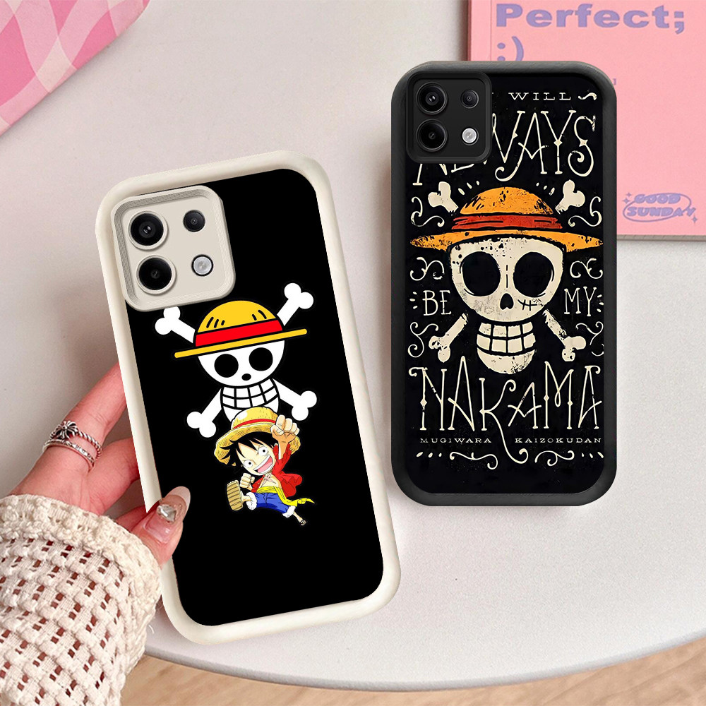 NA-59 Monkey D Luffy Shockproof Casing untuk Infinix 7 GT 20 Tecno POP 7 Spark GO ITEL A80 P65 Pro
