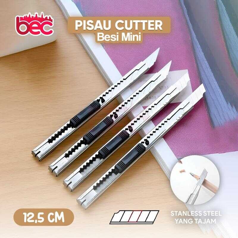 

Pisau Cutter Besi Mini 12.5cm Stainless