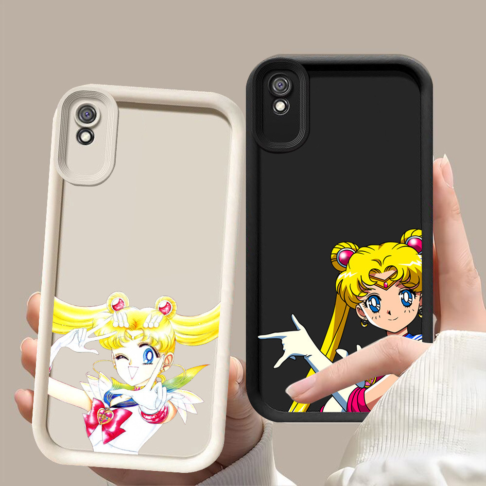 D-72 Cute Sailor Moon Case Casing untuk Xiaomi POCO M3 Redmi Note 6A 9A 7 9T Pro