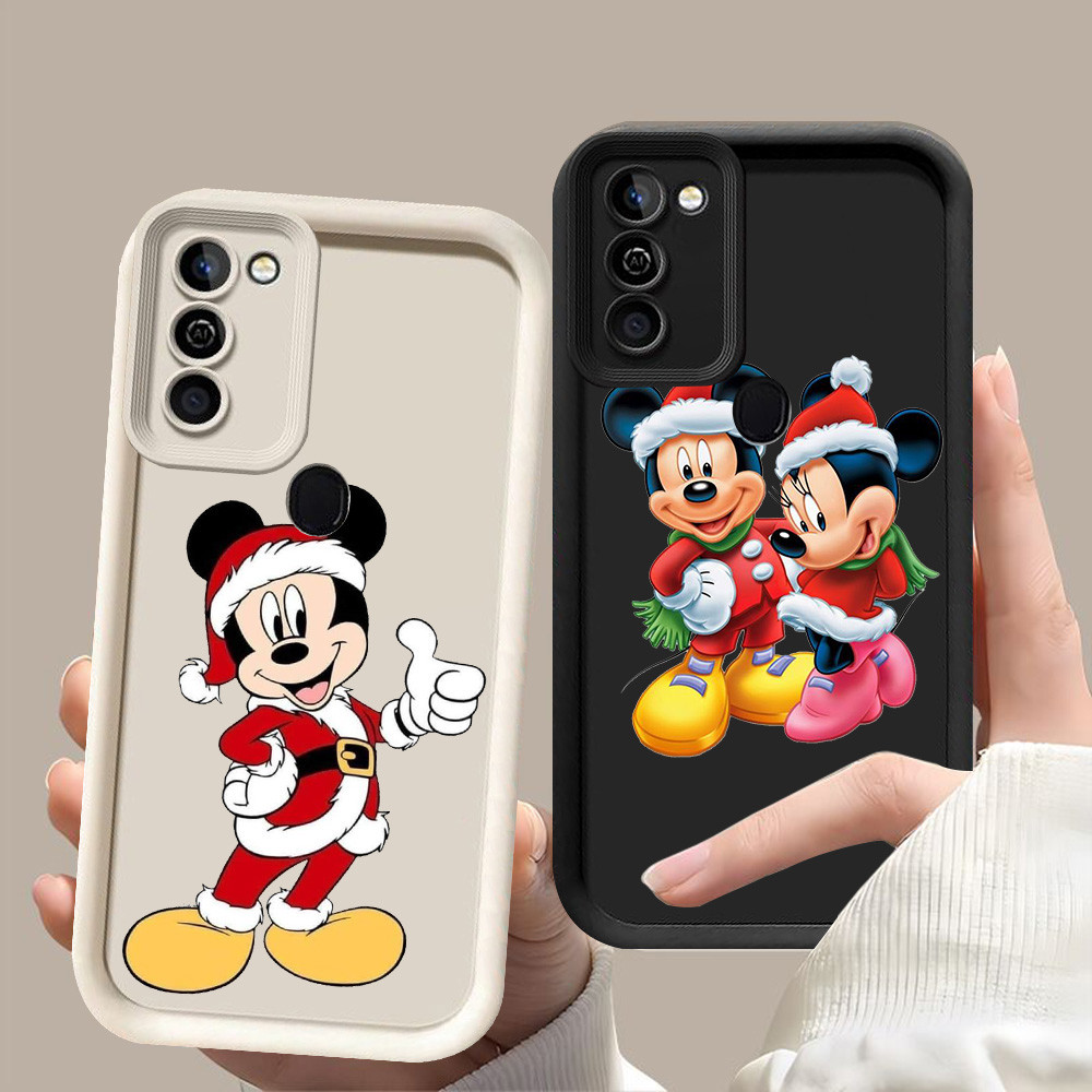 D-24 Christmas Mickey Case Casing untuk Samsung Galaxy A21S M21 A11 M30S A10S A20 A20S