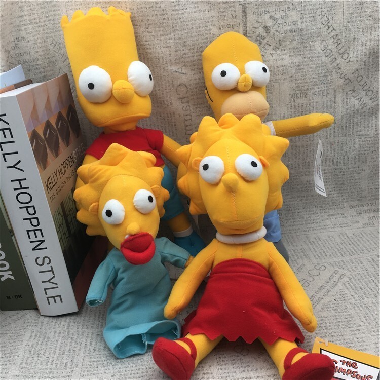 Boneka Plush Kartun The Simpsons Versi Asen Boneka Animasi Film Import