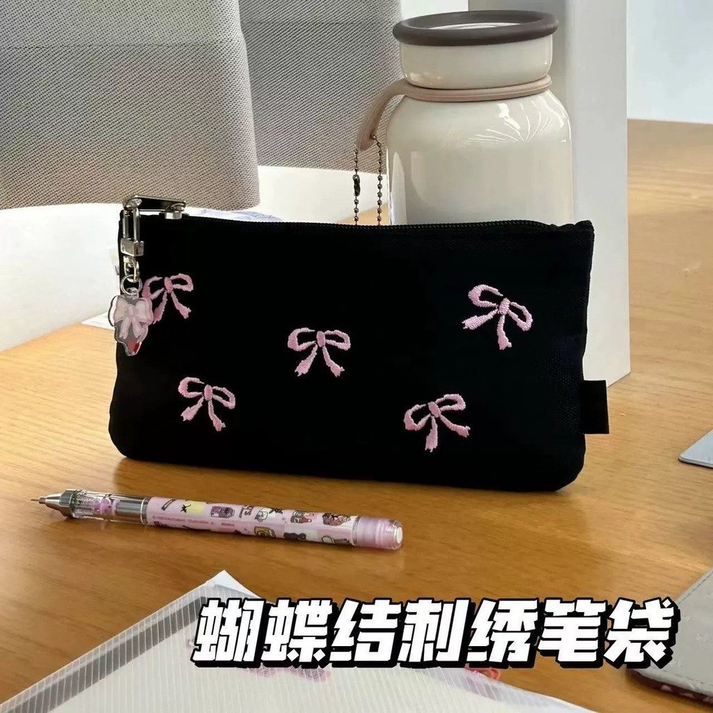 

Tas pensil bordir pita tas penyimpanan alat tulis siswa khusus kotak pensil kapasitas besar gaya in