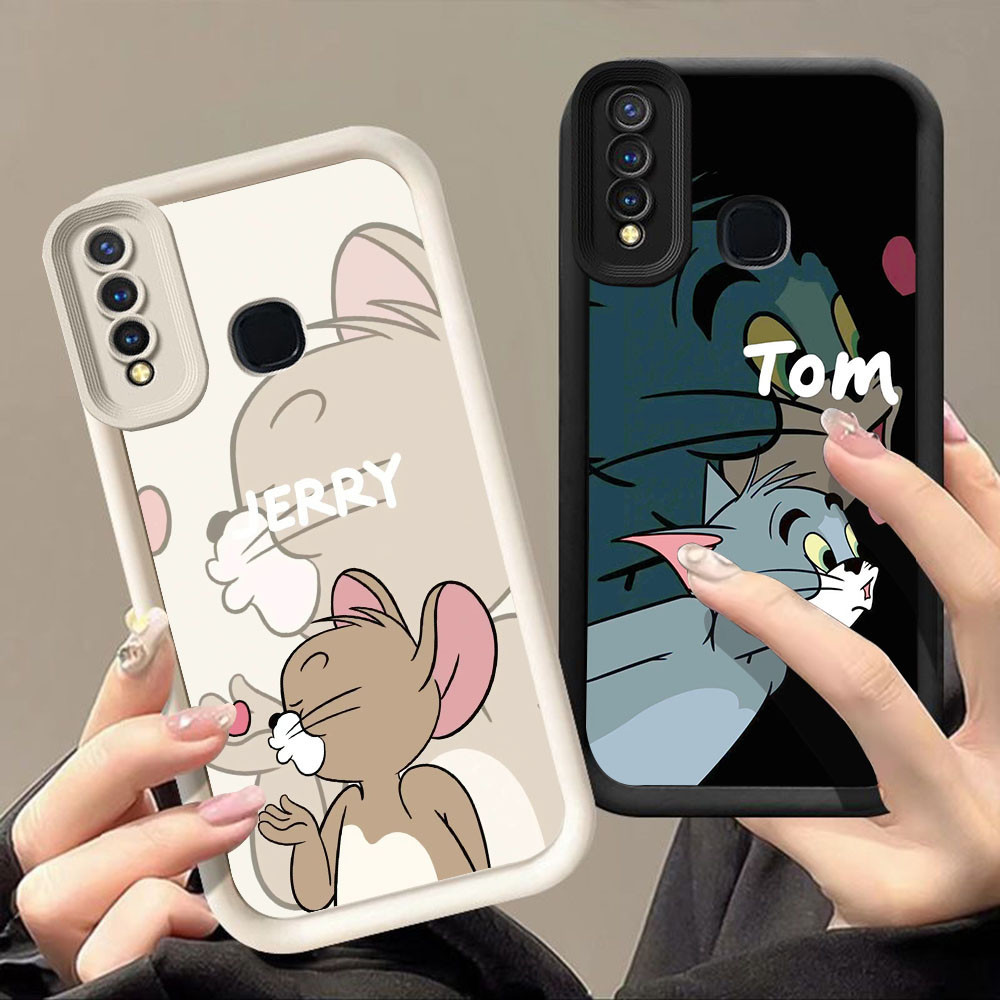 Casing untuk VIVO Y93 Y15 V15 Y12 Y50 Y17 Y91 Y95 Z1 V9 Y91C Y30 Y91i Y19 Pro Q-33 Love Couple