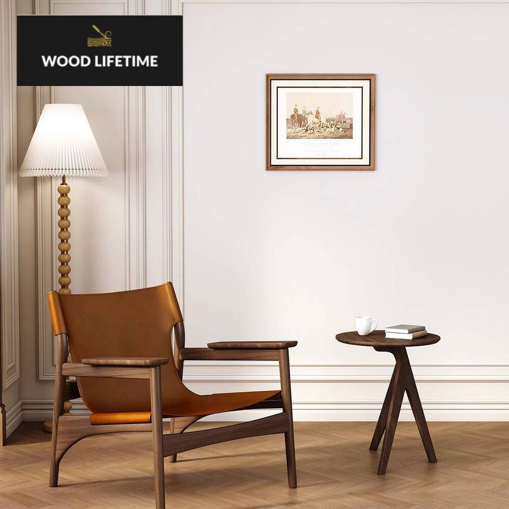 Kursi sofa tunggal Nordic, desainer kulit sadel, tidur belakang, libur balkon rumah, kursi singkat m