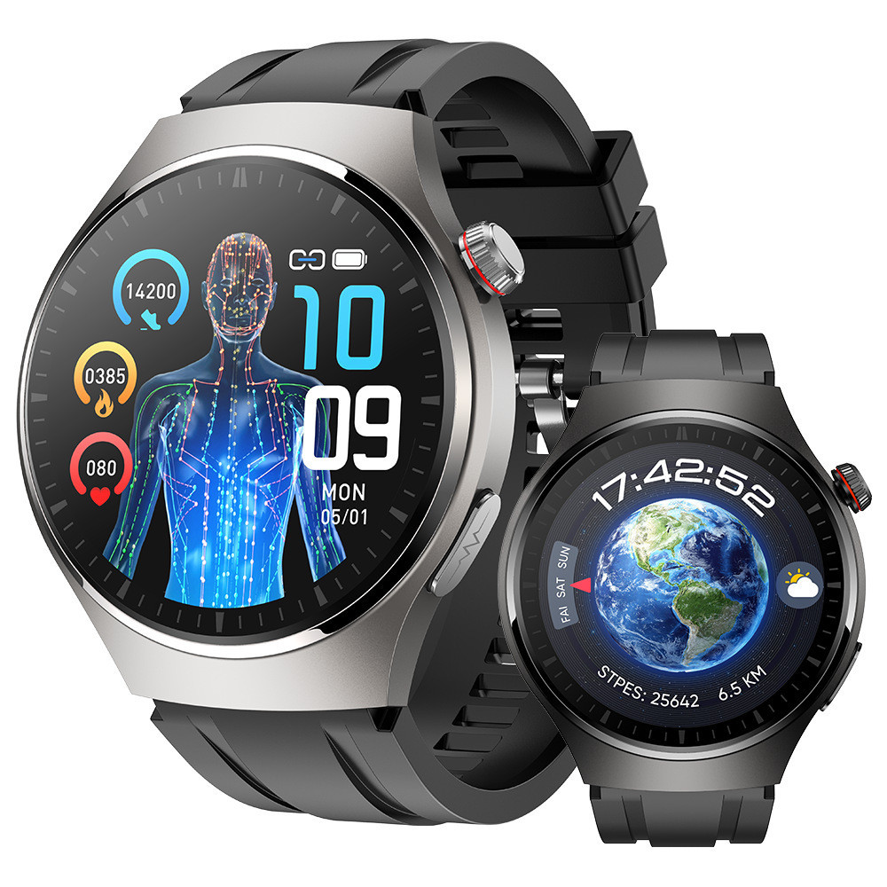 Smartwatch Jam Tangan Pintar  MT200 smart watch, detak jantung, suhu tubuh, ECG, elektrokardiogram, 