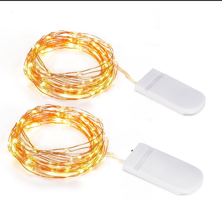 Lampu Dekorasi Dekoratif Dekor Decor  Butang 2032 led string Christmas Qixi Festival hadiah kotak ku