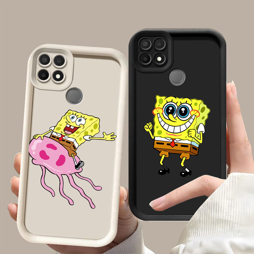 D-83 Spongebob Case Casing untuk OPPO A15 A35 A15s Realme C15 C25S C25 C12