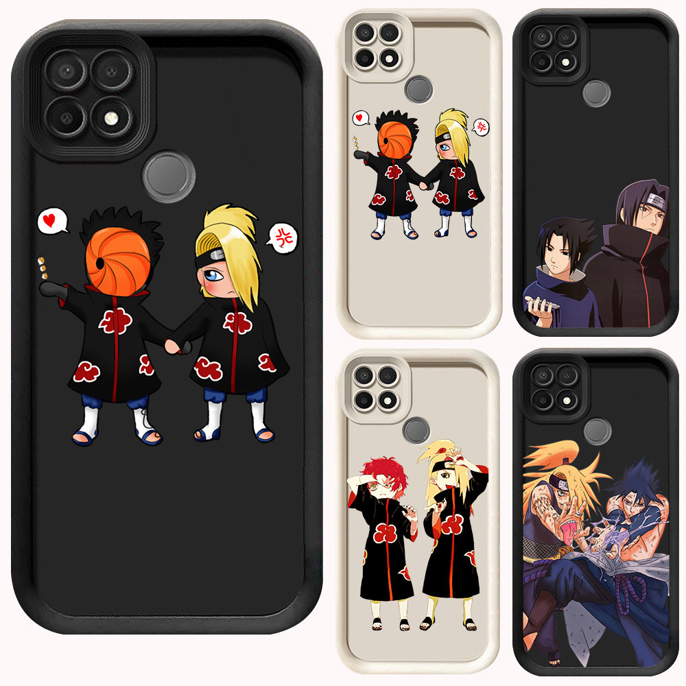 D-97 Akatsuki Case Hitam Putih Casing untuk Realme Narzo 30A C21Y C21 20 C25Y