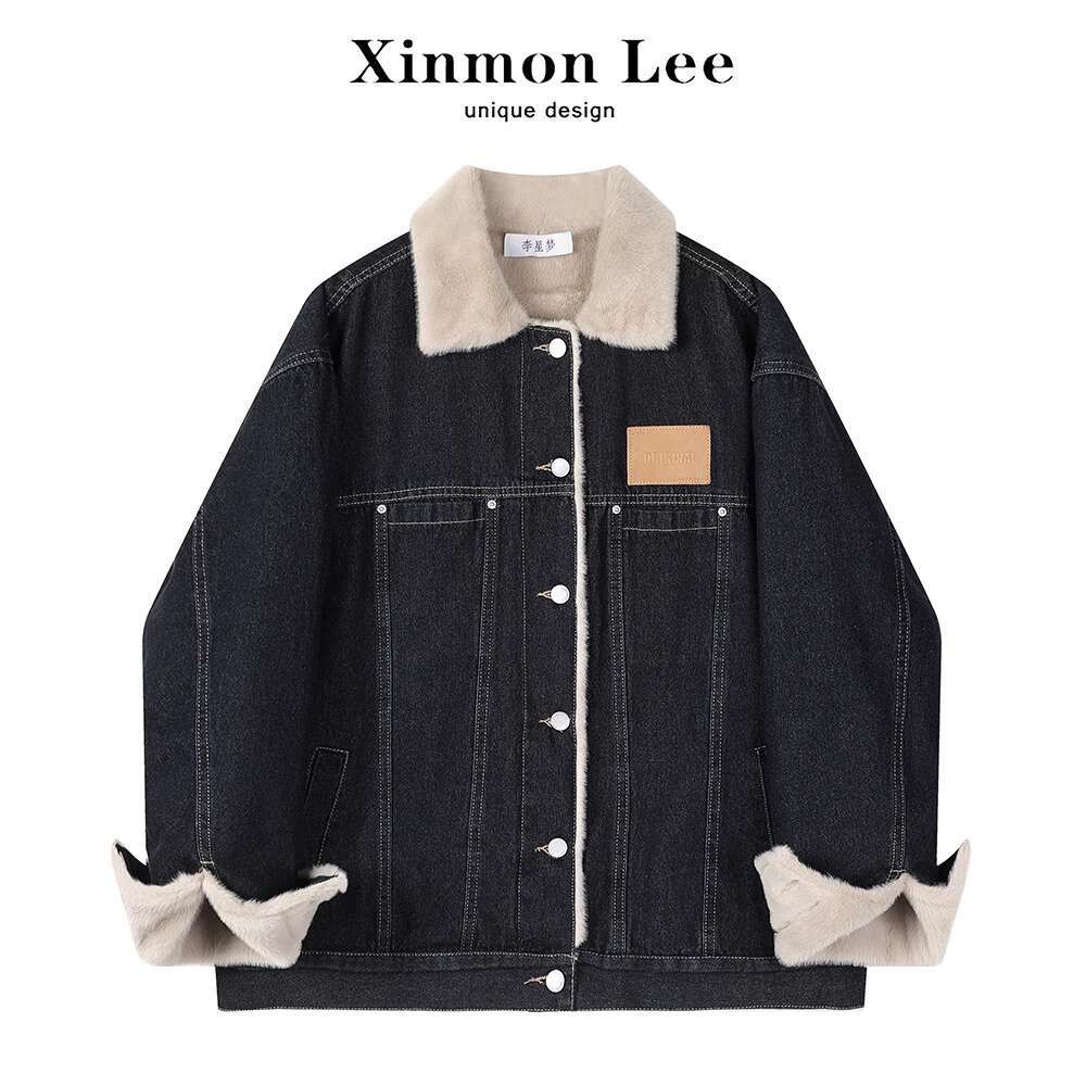 Koboi dan jaket kapas tebal flannel untuk wanita