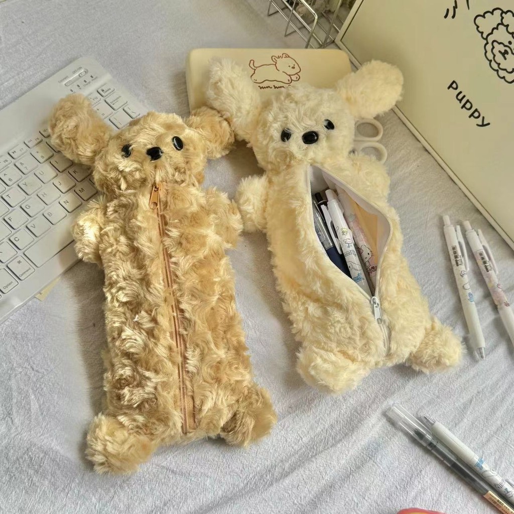 

Tas Pena Teddy Korea Boneka Tiga Dimensi Tas Pena Kotak Alat Tulis Pensil Kapasitas Besar Siswa Lak